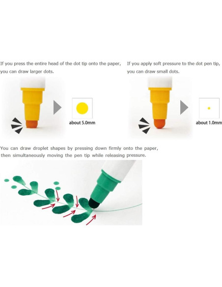 Marcadores Kuretake Zig Clean Colour Dot Set 4 Pzas 0.5mm