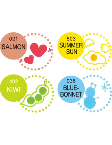 Marcadores Kuretake Zig Clean Colour Dot Set 4 Pzas 0.5mm