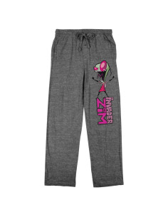 Pantalones de Dormir Invader Zim para Hombres - Gris Jaspeado