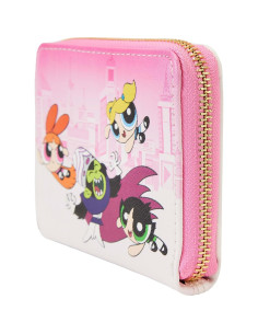 Billetera Loungefly Powerpuff Girls con cremallera 14x10cm 2
