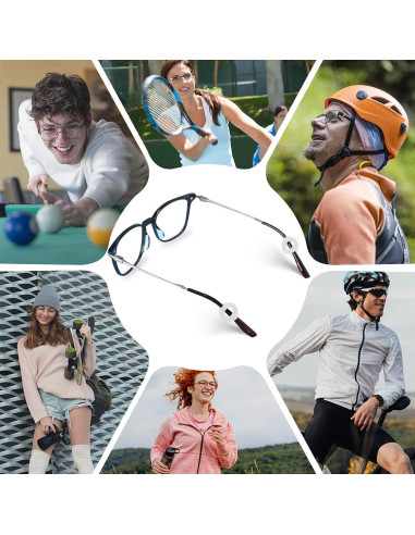 14 Pares de Fundas Antideslizantes para Gafas - SMARTTOP
