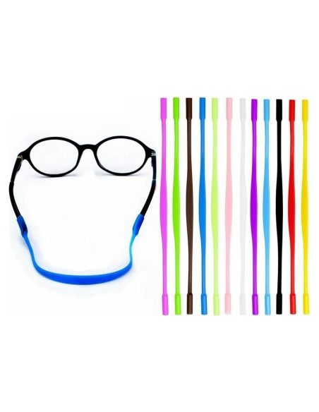 Wittocs 12 Colores Correa Antideslizante para Gafas Niños