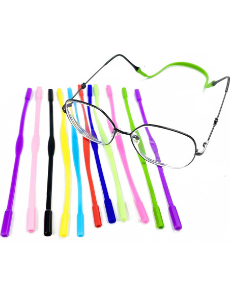 Wittocs 12 Colores Correa Antideslizante para Gafas Niños