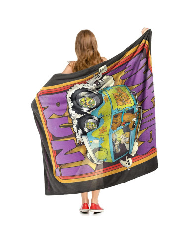 Manta de Toque de Seda Scooby-Doo Northwest 127x152 cm Munchies Run