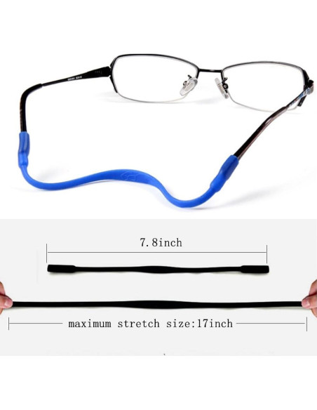 Wittocs 12 Colores Correa Antideslizante para Gafas Niños