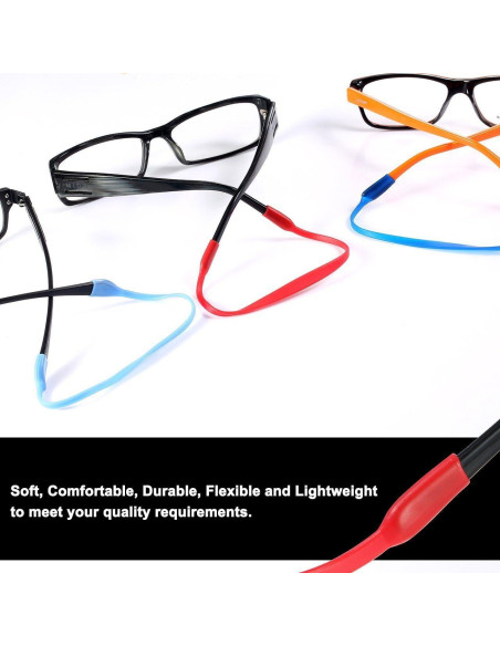 Wittocs 12 Colores Correa Antideslizante para Gafas Niños
