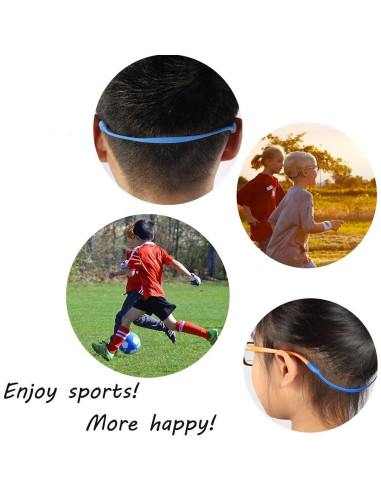 Wittocs 12 Colores Correa Antideslizante para Gafas Niños