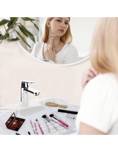 Cubierta de Fregadero Plegable MAQUITA - Organizador de Baño 54.86x42.42cm