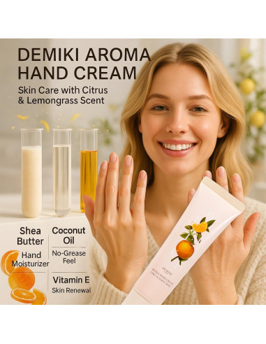 Crema de Manos DEMIKI 50ml con Manteca de Karité Hidratante