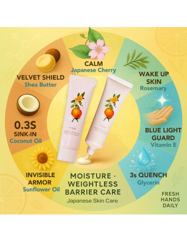 Crema de Manos DEMIKI 50ml con Manteca de Karité Hidratante