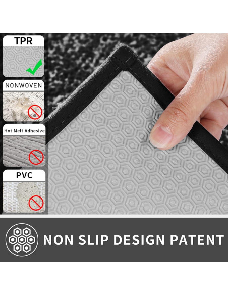 Alfombra de Baño Antideslizante Yimobra 61x43 cm Microfibra