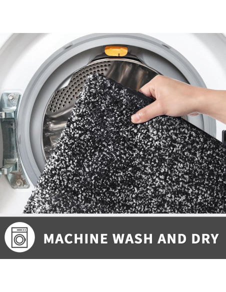 Alfombra de Baño Antideslizante Yimobra 61x43 cm Microfibra