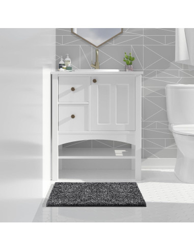 Alfombra de Baño Antideslizante Yimobra 61x43 cm Microfibra