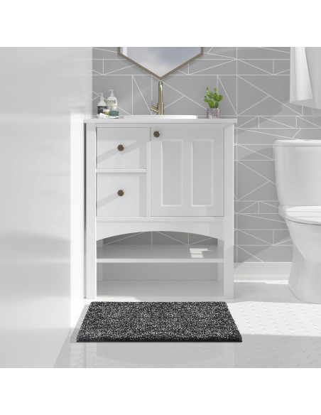 Alfombra de Baño Antideslizante Yimobra 61x43 cm Microfibra