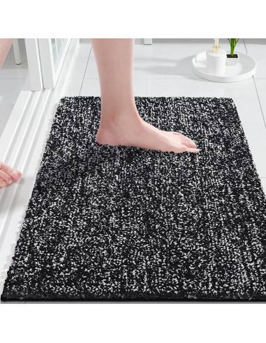 Alfombra de Baño Antideslizante Yimobra 61x43 cm Microfibra