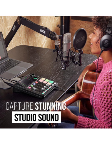 RDECaster Duo - Estudio de Producción Todo-en-Uno Negro