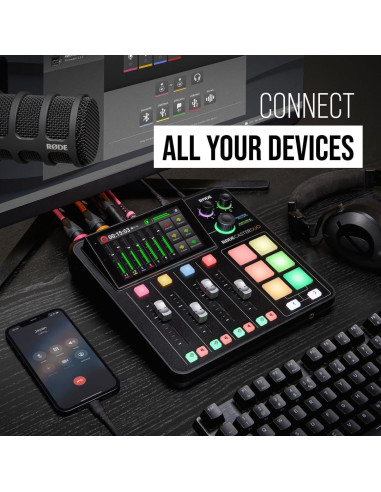 RDECaster Duo - Estudio de Producción Todo-en-Uno Negro