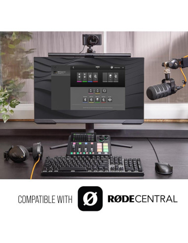 RDECaster Duo - Estudio de Producción Todo-en-Uno Negro