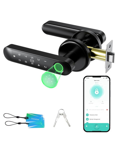 Cerradura Biométrica Evanshow 5-en-1 con App y Teclado