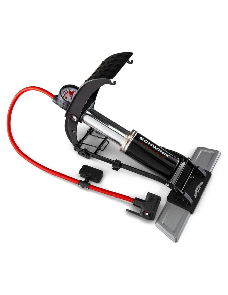 Bomba de Pie Manual Schwinn Air Base Plus - 120 PSI