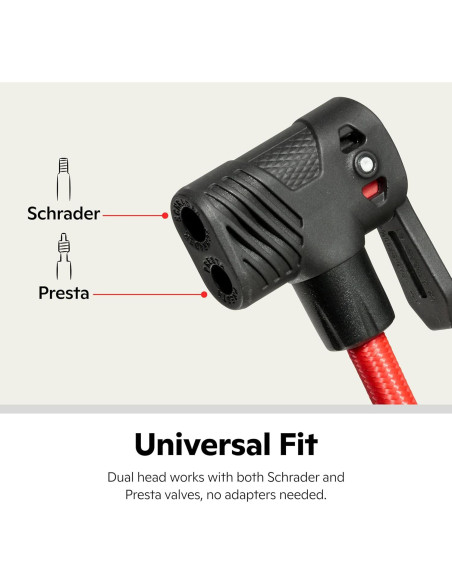 Bomba de Pie Manual Schwinn Air Base Plus - 120 PSI