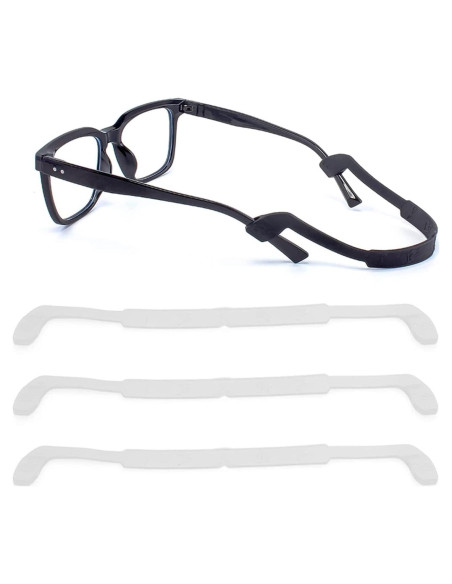 Correa para Gafas Silicona 26 cm Antideslizante 3 Pcs