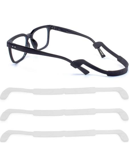 Correa para Gafas Silicona 26 cm Antideslizante 3 Pcs