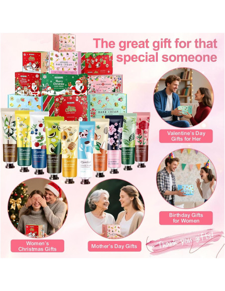 Set de 10 Cremas de Manos Hidratantes MIYUELENI 30ml