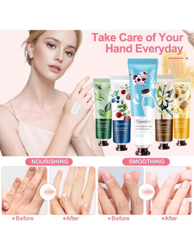Set de 10 Cremas de Manos Hidratantes MIYUELENI 30ml