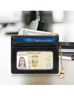 Monedero RFID SEAVILIA para Mujeres con Llavero y Abeja 2