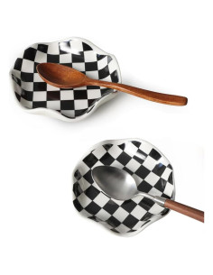 Soporte para cuchara cerámica Fashionstorm a cuadros 2 unidades