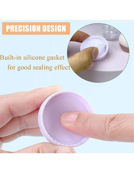 5 Tarros de Viaje GAQWOK 10ml para Cremas y Lociones