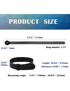 Herramienta de Medición de Anillos y Pulseras HayEastdor HE008-B 2