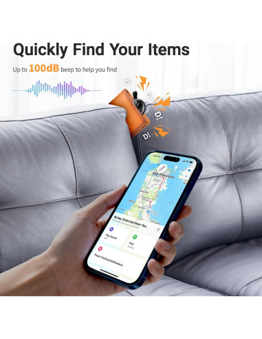 Etiquetas de Rastreo Aéreo TSIEUSL 2025 - Paquete de 4 Bluetooth