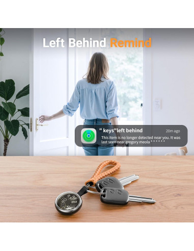 Etiquetas de Rastreo Aéreo TSIEUSL 2025 - Paquete de 4 Bluetooth