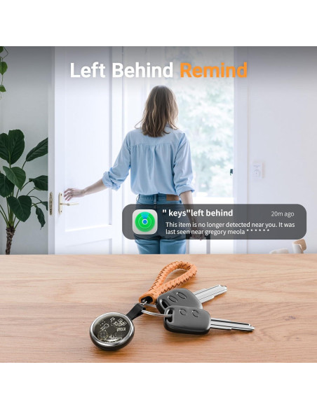 Etiquetas de Rastreo Aéreo TSIEUSL 2025 - Paquete de 4 Bluetooth