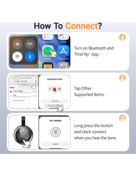 Etiquetas de Rastreo Aéreo TSIEUSL 2025 - Paquete de 4 Bluetooth