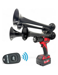 Bocina de Aire Inalámbrica Impact Train Horn 150 dB 4 Trompetas 2