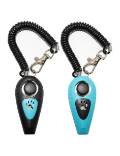 Clicker de Entrenamiento para Mascotas HoAoOo con Silbato y Correa