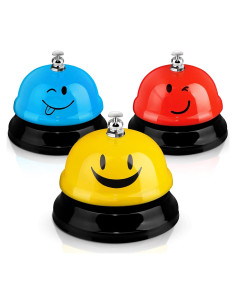Campana de Llamada Hotop 3 Pcs Sonriente Acero Inoxidable