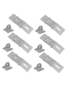 Cerradura de Puerta Balacoo 6 Pcs Pestillo de Hierro Blanco