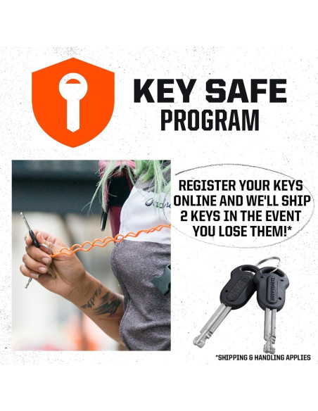 Candado Plegable Kryptonite Keeper 510, 100 cm, Alta Seguridad