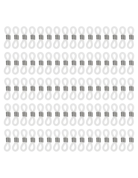80 Anillos de Silicona para Gafas InnoHHustle Ajustables