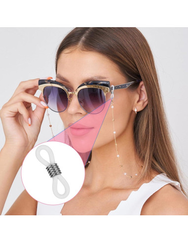 80 Anillos de Silicona para Gafas InnoHHustle Ajustables