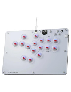 Controlador Arcade ARCCI Fight Stick RGB Intercambiable 16 Teclas