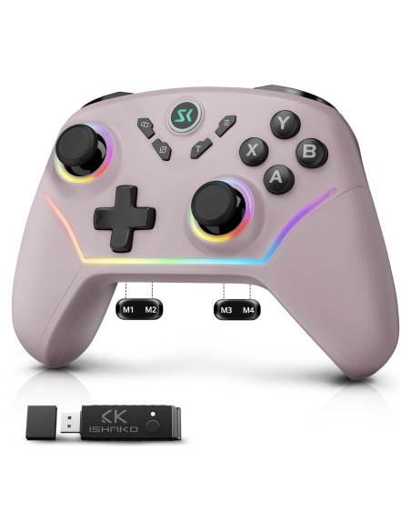 Controlador Inalámbrico ISHAKO para Juegos - 1000Hz, 1200mAh