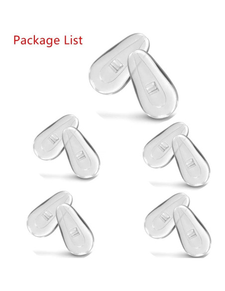 Almohadillas de Silicona BEHLINE 14mm para Gafas - 5 Pares