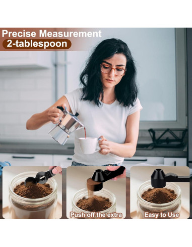 Cucharón y embudo Palksky para cápsulas K reutilizables 30 ml