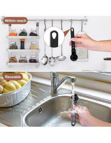 Cucharón y embudo Palksky para cápsulas K reutilizables 30 ml