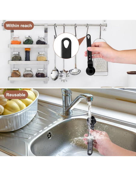 Cucharón y embudo Palksky para cápsulas K reutilizables 30 ml